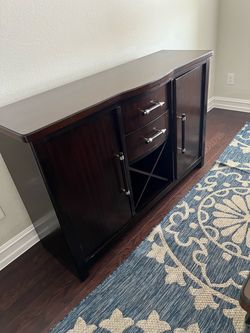 Dining set with buffet cabinet