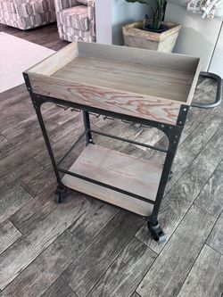 Rustic Bar Cart  *BARELY USED*