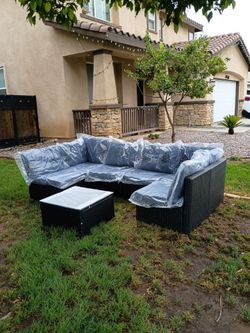 Seven piece patio sofa set outdoor patio furniture brand new 🆕🚎☑️