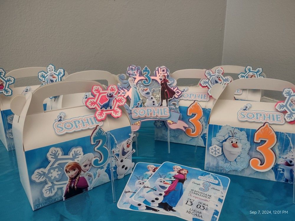 Bundle InCustom Frozen Theme Party Favors - personalized