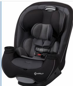 Safety 1st Grow and Go All-in-One Convertible Car Seat, Rear Facing, 5-40 lbs, Forward Facing (30–65 lbs), High Back Booster Seat 40-100 pounds, Black