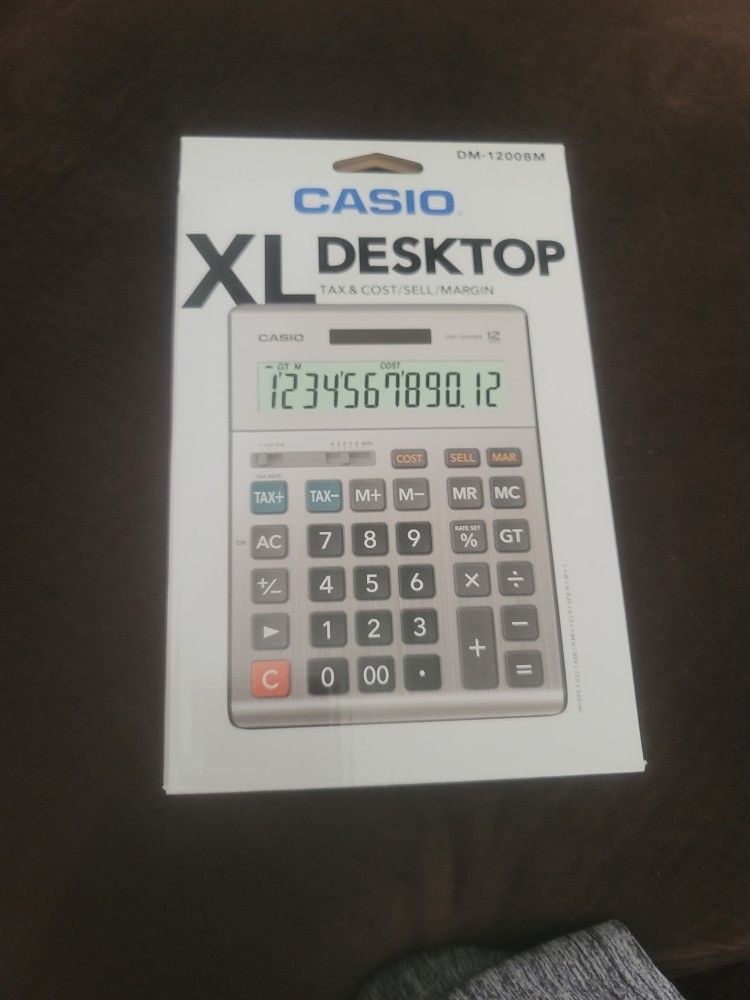 Casio Calculator X LARGE DESKTOP
