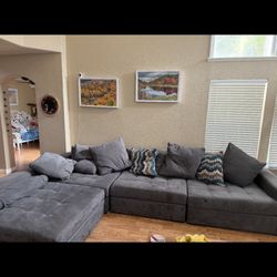 Modern Large Sectional Sofa - Super Comfortable - Great Deal!