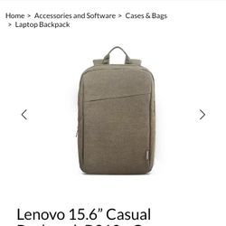 Lenovo Laptop Backpack 