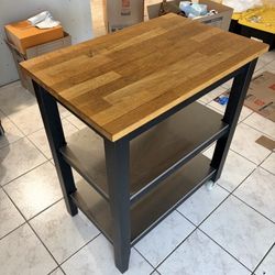 Butcher Block Table 