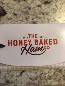 $50 balance for $20 honey baked ham card