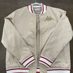 Satin Kappa Bomber Jacket