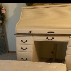 Custom Painted Farm House Wooden Desk … Moving. Need Gone ASAP
