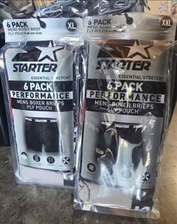 Starter 6 pack men boxers Medium-XXL $5each