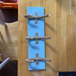 Beachy Blue Coat Hook/rack