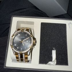 bulova gold watch 