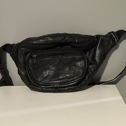 Leather Fanny Pack- Black, Let’s Make A Offer 