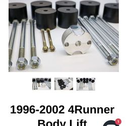 96-02 4runner 1” body lift