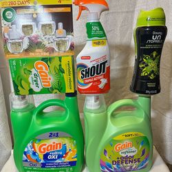 Gain laundry care items