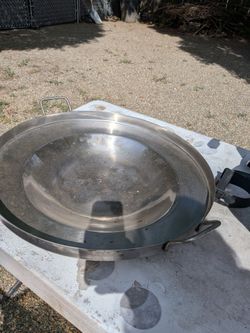 Comal Stainless Steel Concave Frying Gas Stove Outdoors Heavy Duty
