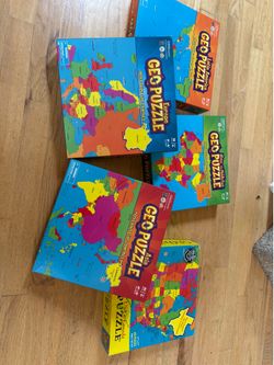 Geopuzzles- educational toys