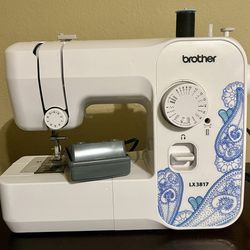 $60 - Brother LX3817 sewing machine (used) • Good condition, normal wear, and tear.