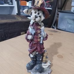Ceramic Fireman Dog