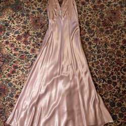 Wedding Guest Gown, Dusty pink, 12