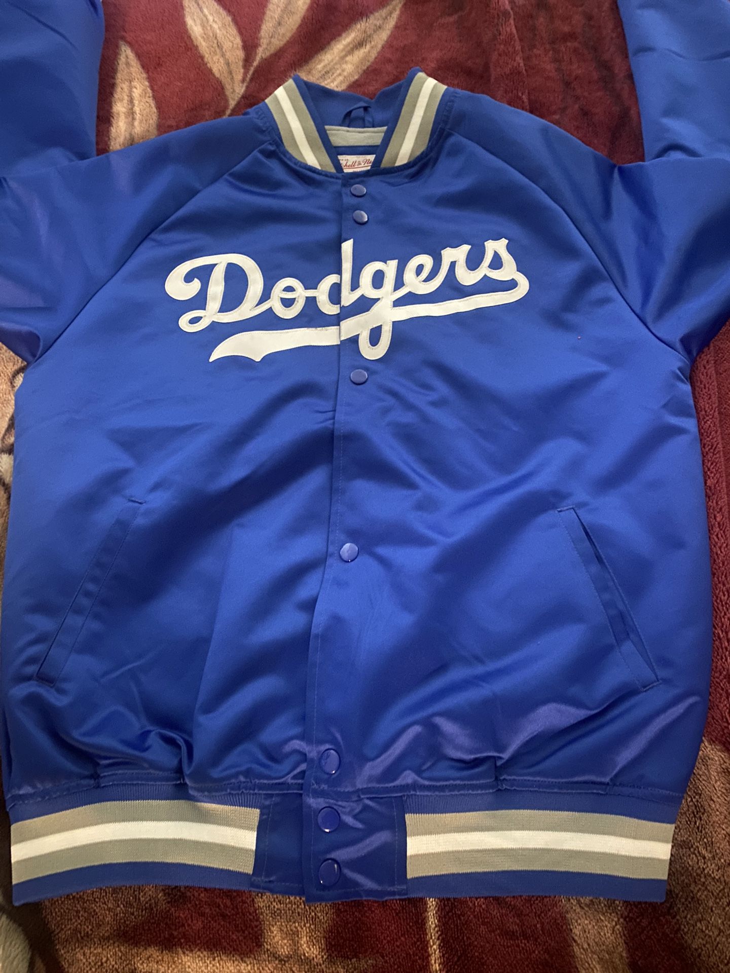 Mitchell & Ness Los Angeles Dodgers Heavyweight Satin Jacket XL