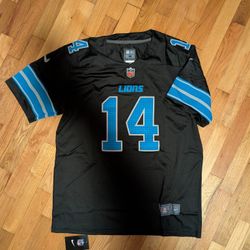 Amon'ra St Brown Detroit Lions Black Alternate Jersey - M