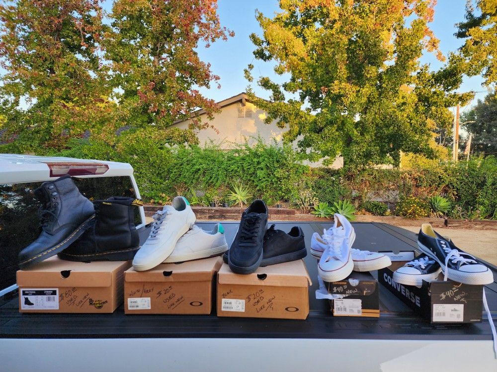 Boots & Tennis Shoes 2 New Pairs 4 Used Pairs