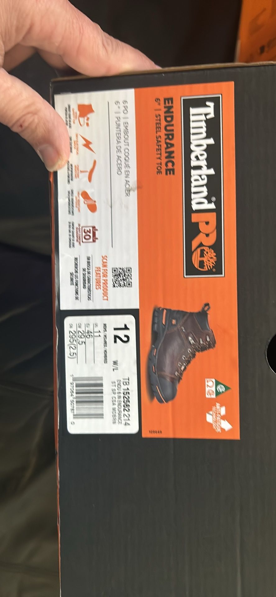 Timberland steel toe work boots size 12
