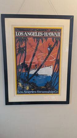 Vintage Style Poster -Los Angeles Steam Ship Company - Reproduction