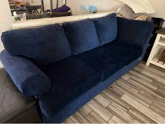 Navy Blue sectional couch