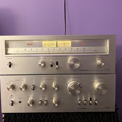 Pioneer Stereo SA7500  Amplifier & TX 7500 Am Fm Tuner Set