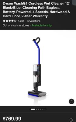 Dyson wash g1 cordless wet floor cleaner