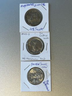16 Silver Philippine-USA Centavos.