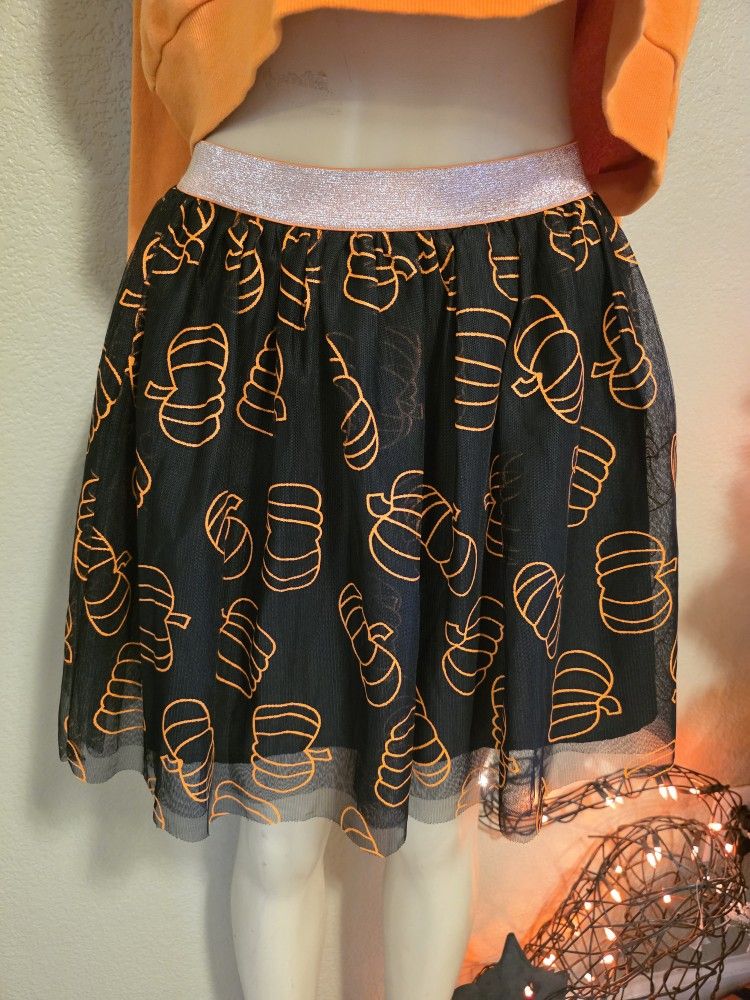 Cat & Jack Pumpkin Skirt