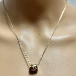 FASHION JEWELRY STAINLESS STEEL WOMEN'S GOLD COLOR CHAIN