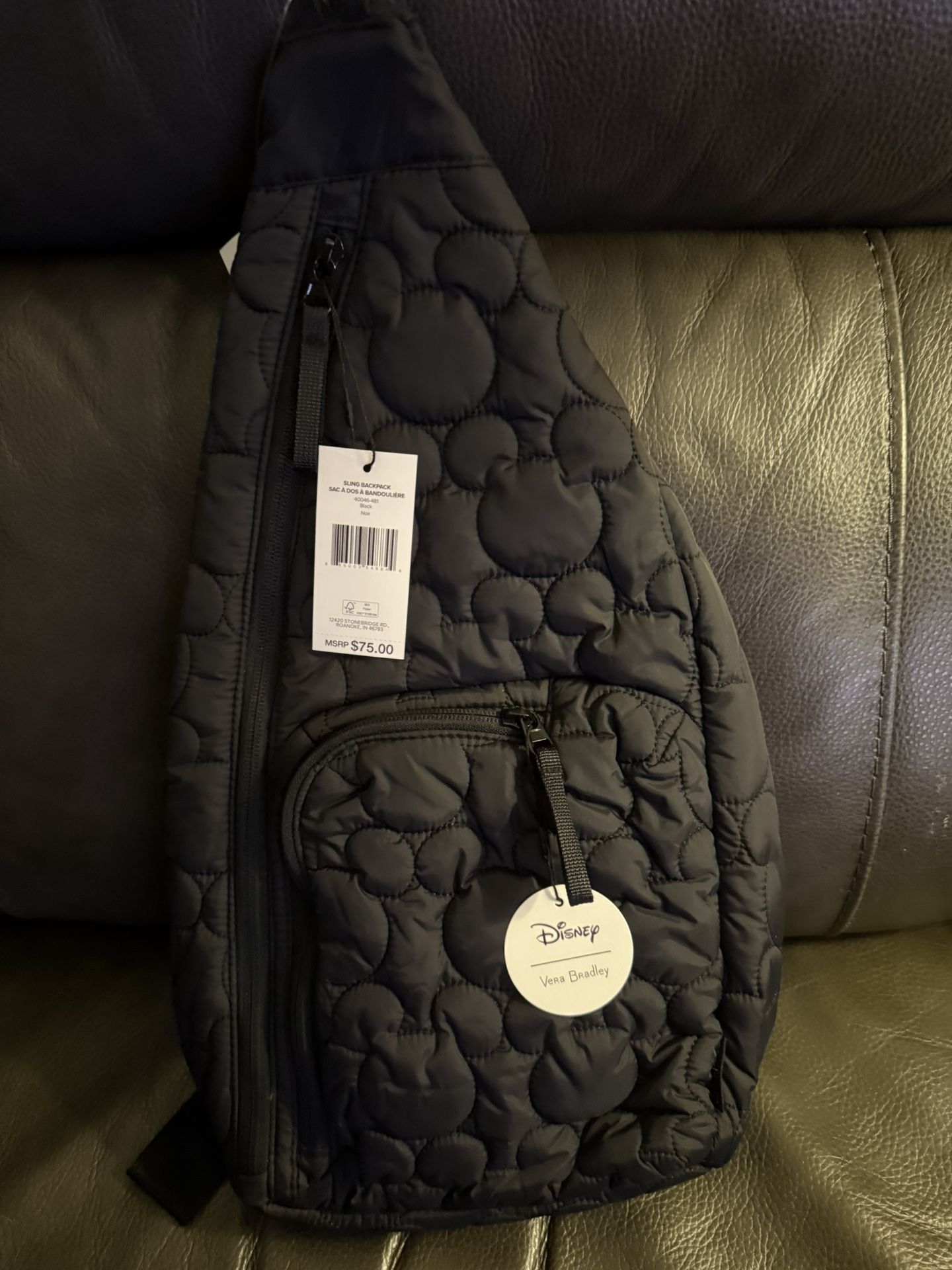 Disney Vera Bradley Mickey Sling Backpack 