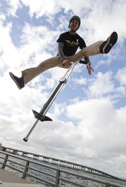 Flybar Super Pogo Classic Spring Action Pogo Stick by Flybar