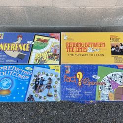 4 vintage BOARD GAMES