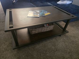 Coffee table 46"x28"x19" from Ashley furniture