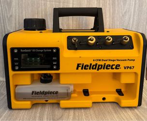 FIELDPIECE  VP67 6 CFM Dual Stage Vacuum Pump Great Working Condition