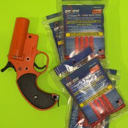 ORION Emergency/Rescue Flares' Set • 16 Red Aerial Flares; NEW