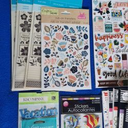Stickers, Thickers, Rub-on Transfers & More!