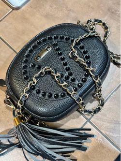 VALENTINO BY MARIO VALENTINO Nina Rock Leather Crossbody Bag