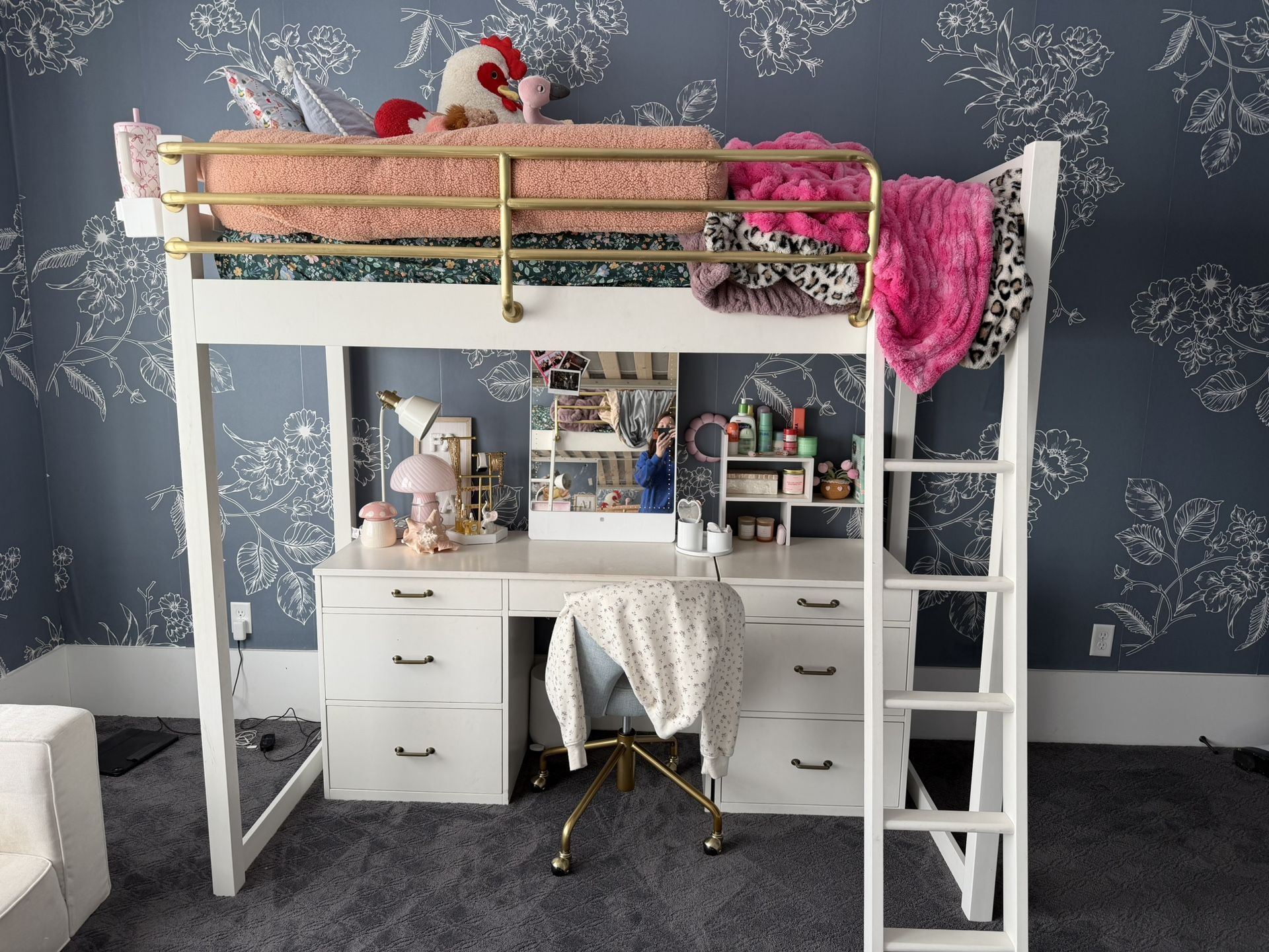2 Pottery barn Bunk loft bed JUST BED!