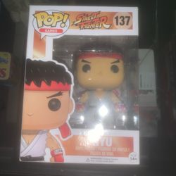 Funko Pop! Vinyl Street Fighter Ryu Figure #137 Games