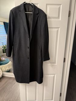 Sheffield Classic Fit Wool & Cashmere Overcoat XL