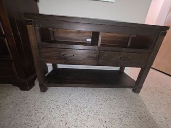 Wood TV table or Entry table