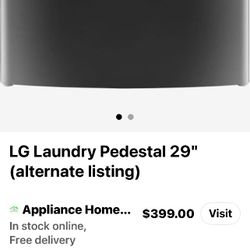 Laundry Pedestals 