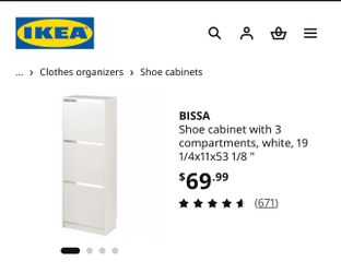 Ikea shoe cabinets