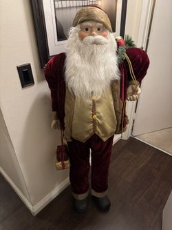 5ft Standing Santa Decoration
