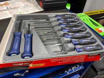 Snap on screw driver & striking prybars